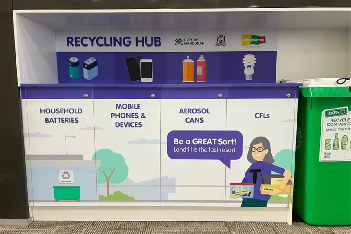 Recycling hub